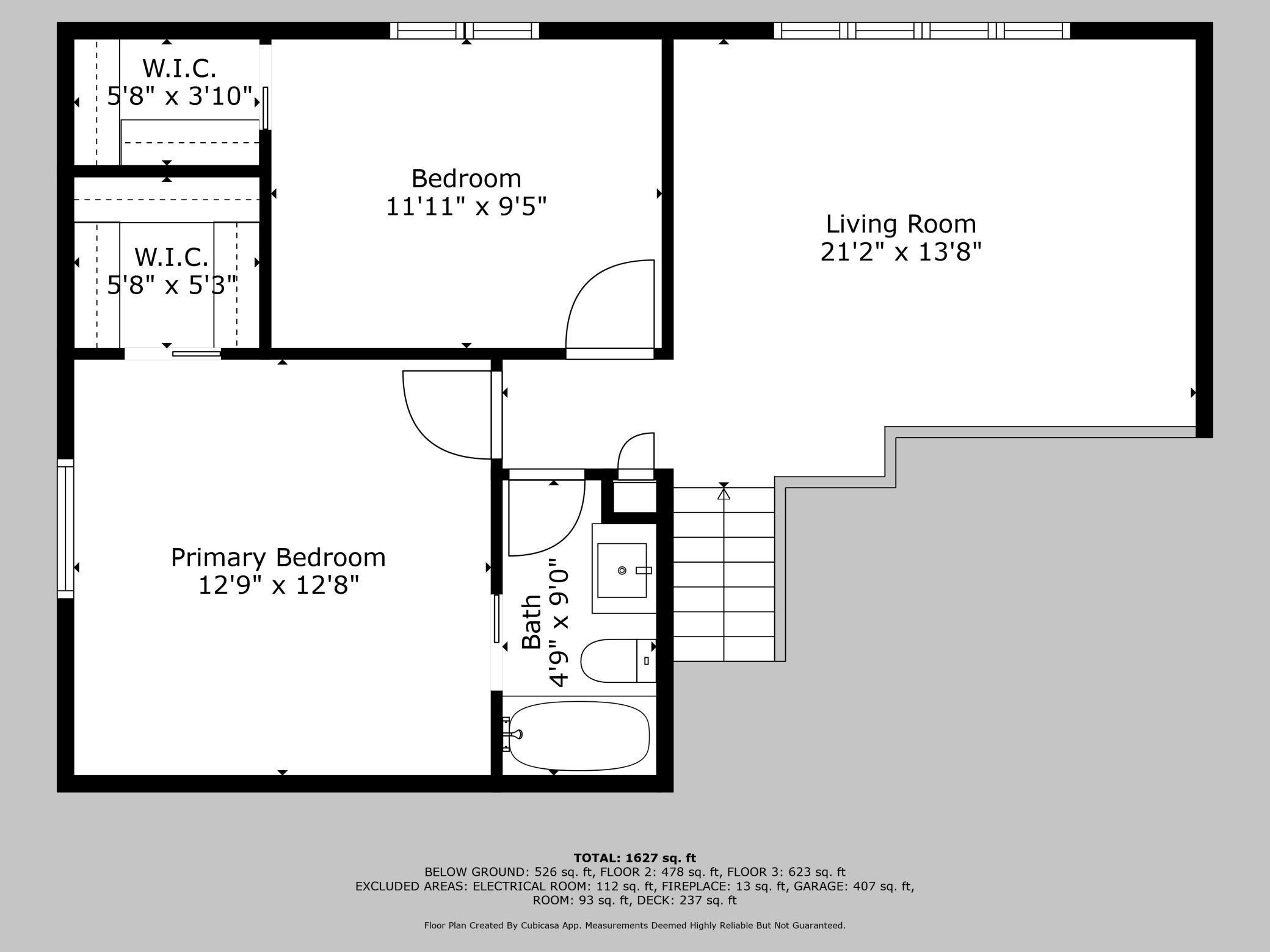 Upstairs Floorplans