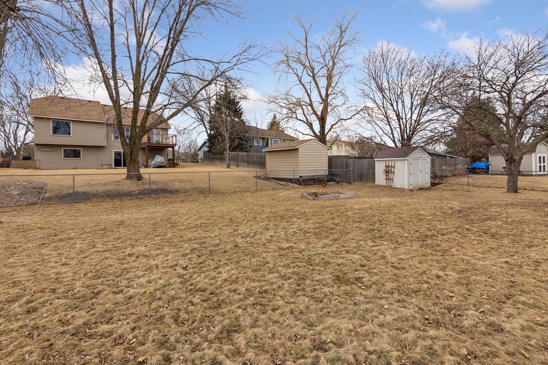 Fenced Backyard/Shed