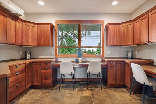 Main level additional office or craft room