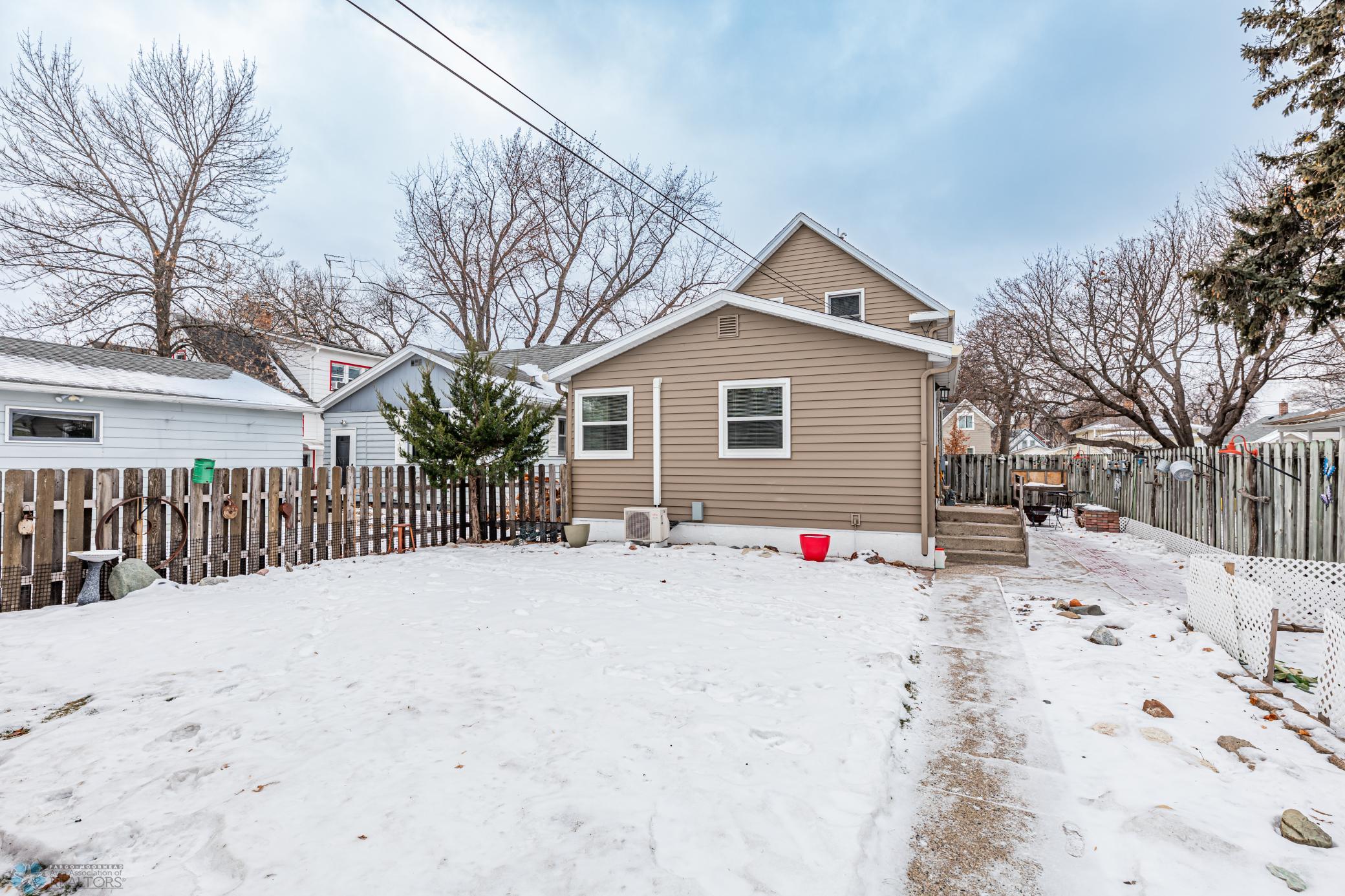 Rear with Large Fenced Yard