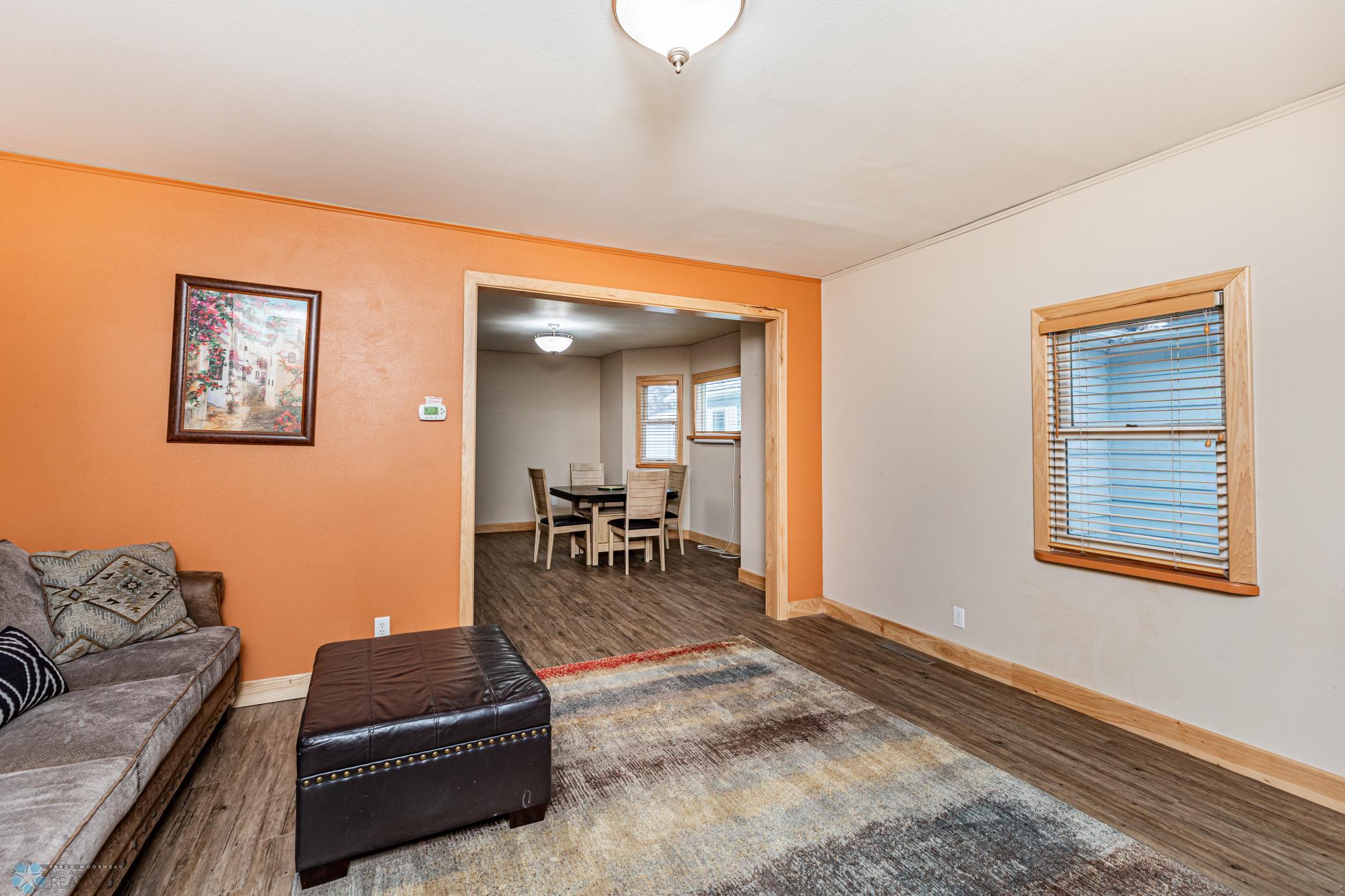 Front Living Room Looking to Dining Room