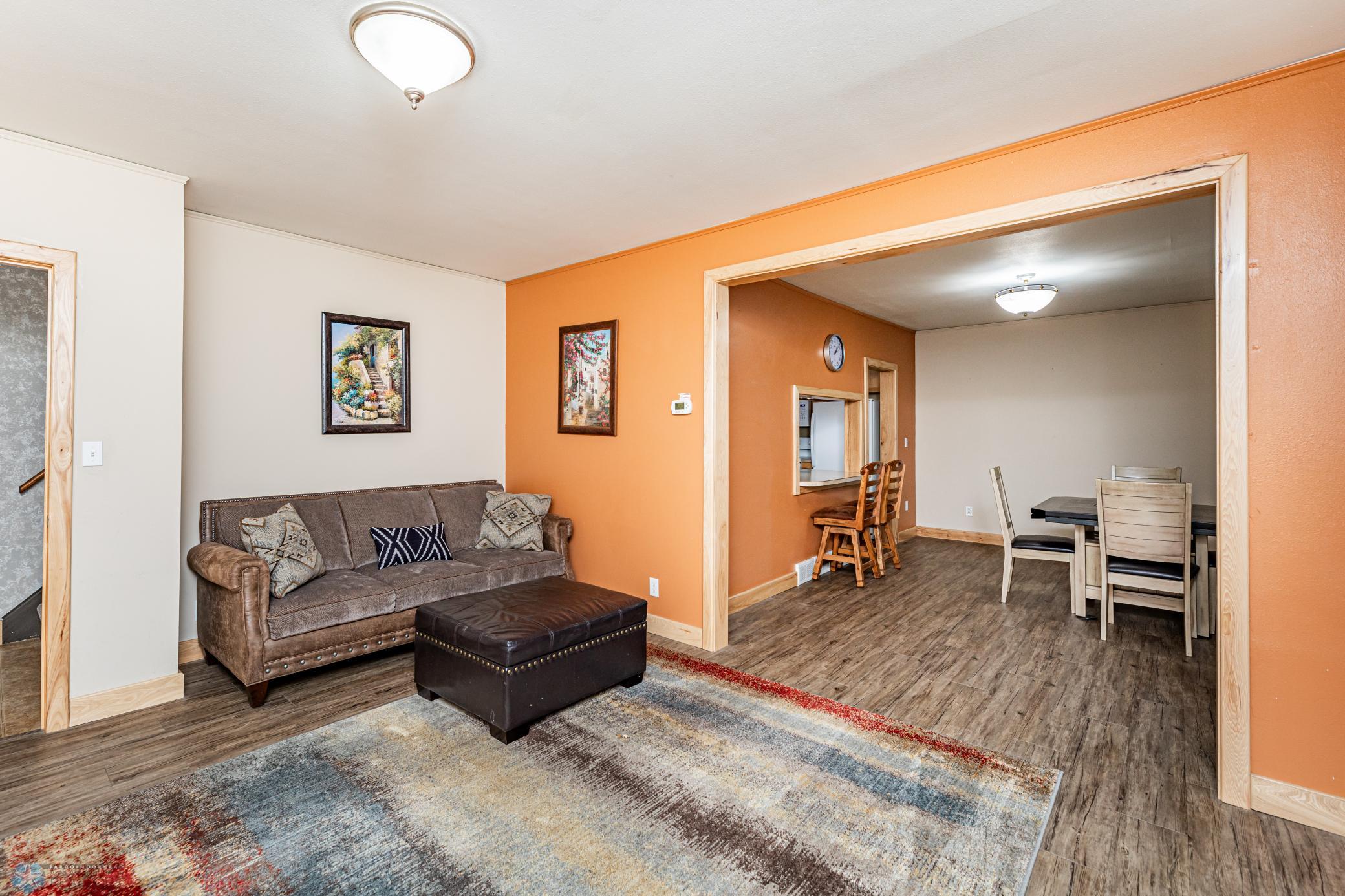 Living Room Looking to Dining Room