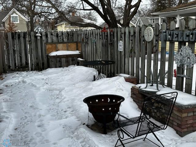 North Side Patio with Firepit