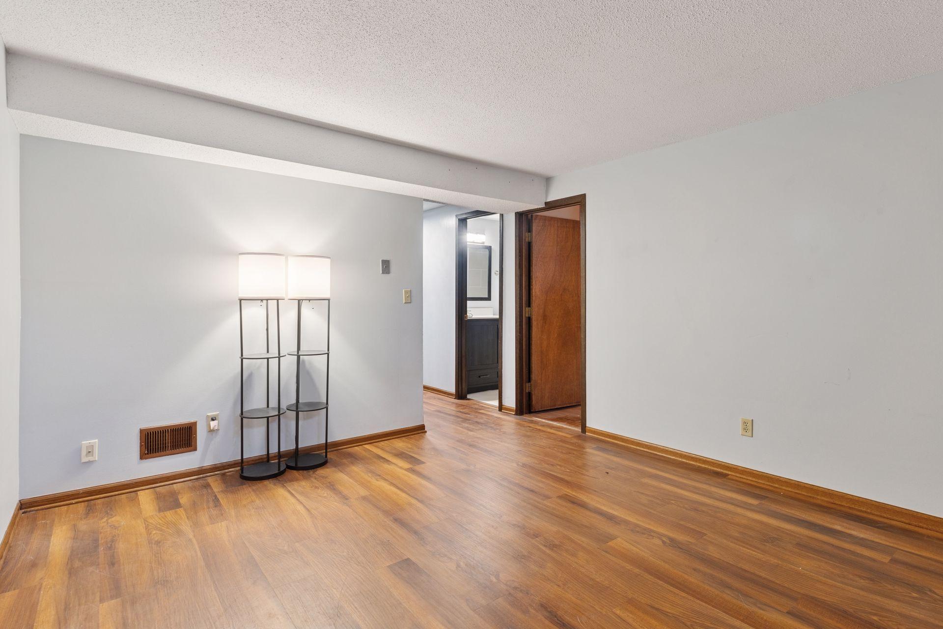 Family Room with easy to maintain and clean flooring