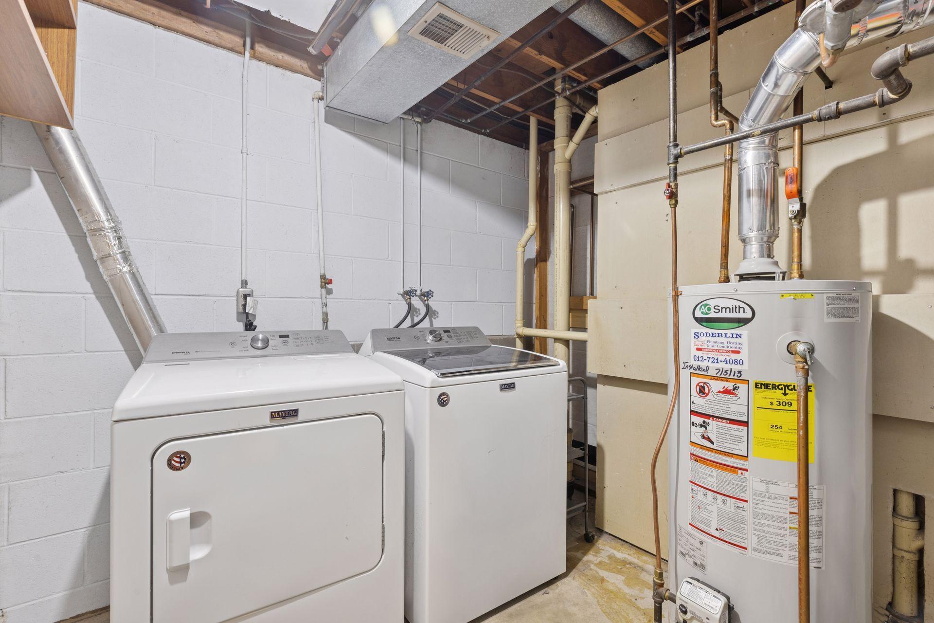 Lower Level Laundry & Utility Room