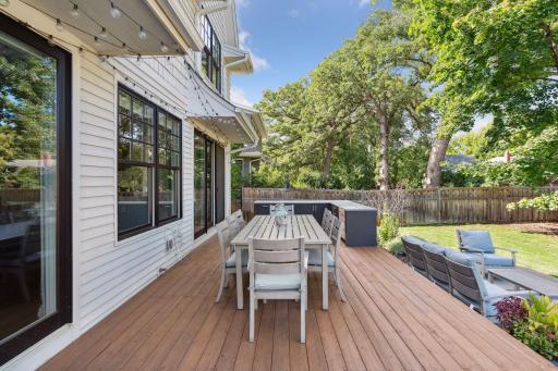 Outdoor Buffet creates the perfect spot for entertaining with a built in cooler