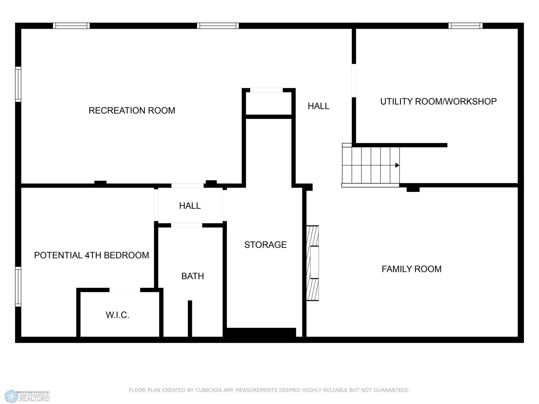 Basement floor plan