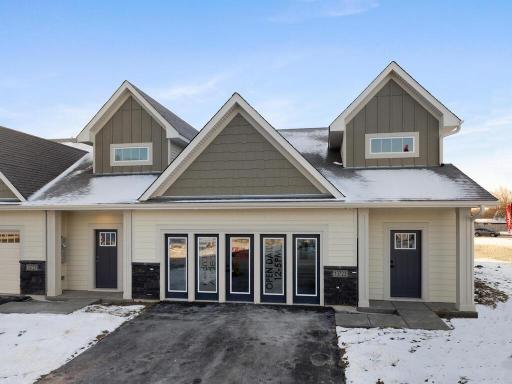 Front of home (Pictures are of a model home of the same floorplan, with the exception of a couple windows)