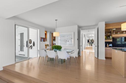 Informal dining with access to terrace/decks/ outdoor living