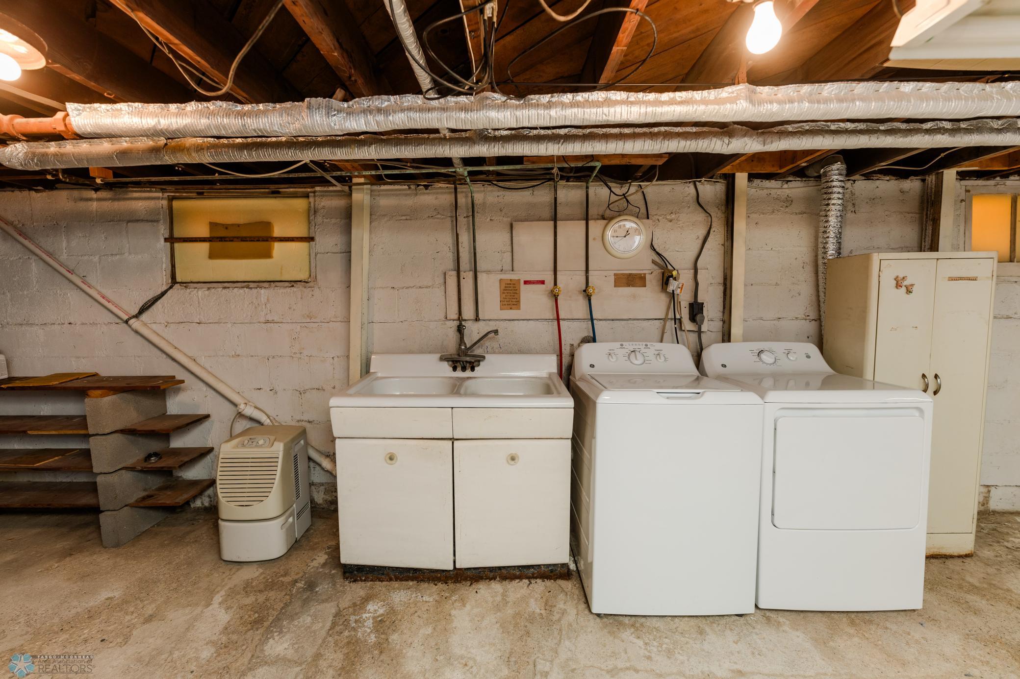 Laundry Area (Sink Disconnected Currently)