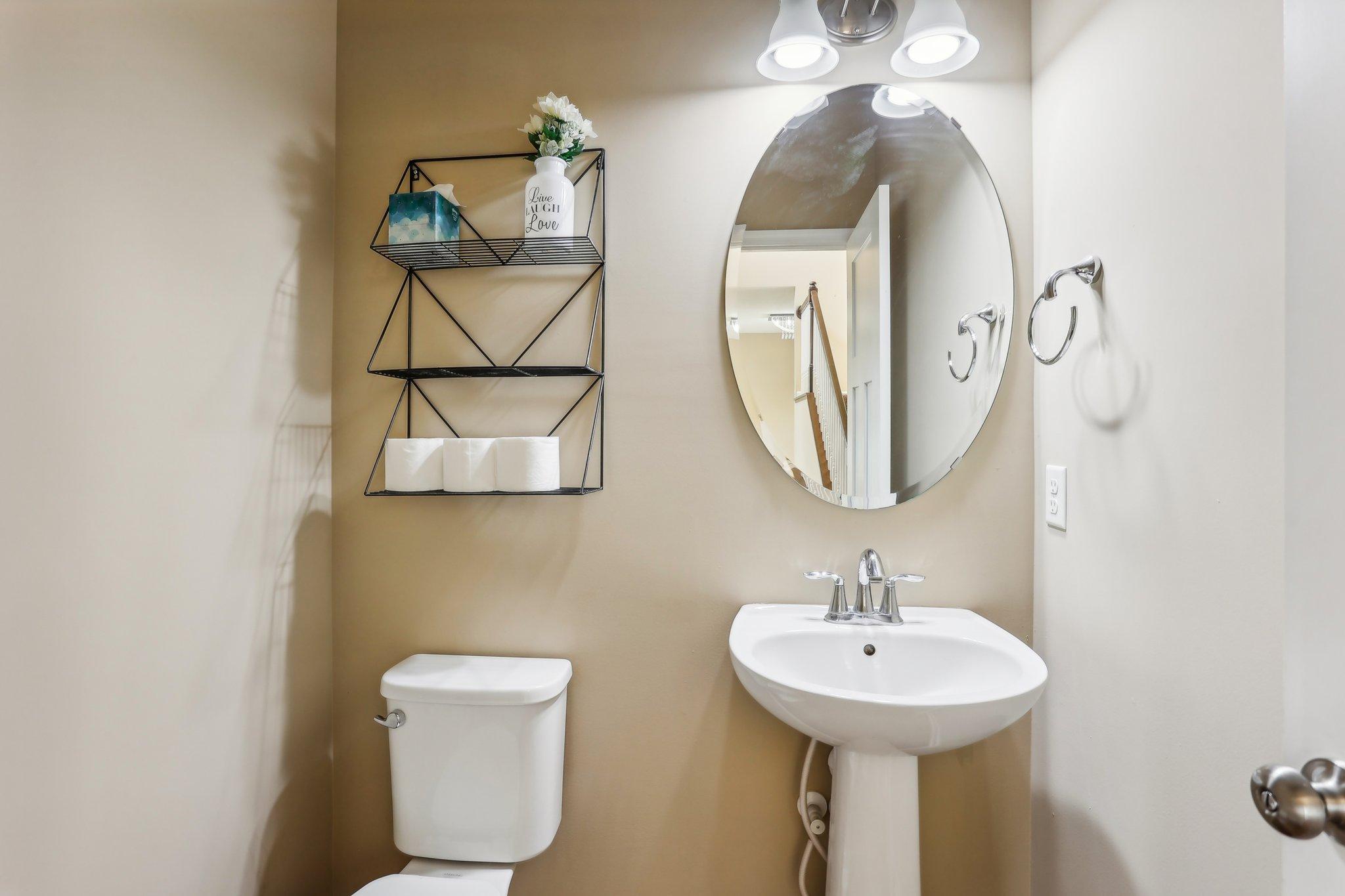 Main Level Half Bath