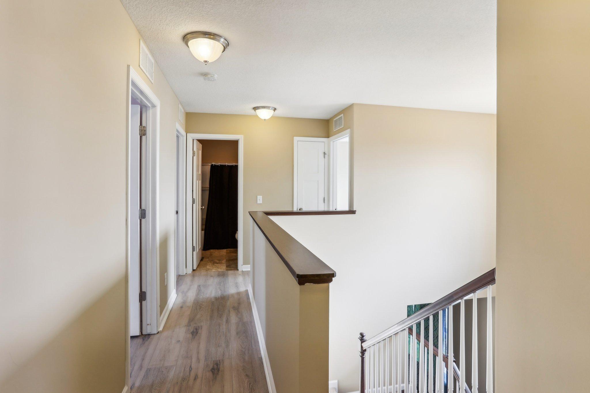 Upstairs Hallway - 4 Bedrooms on One Level
