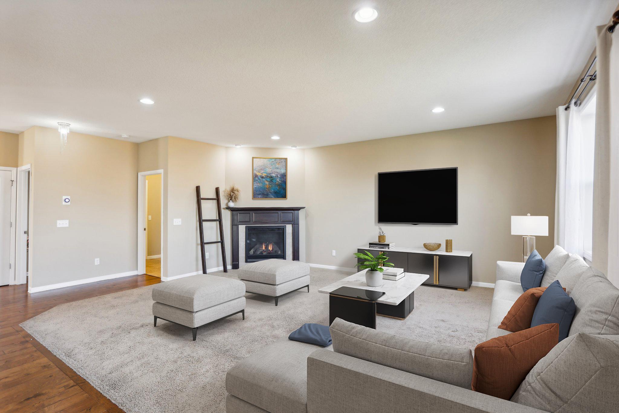Large Main Level Living Room - Virtually Staged