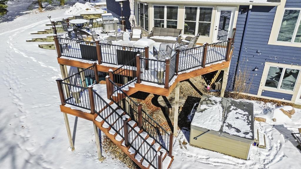 Whether you’re unwinding after a long day on the water or enjoying a quiet evening under the stars, this inviting space offers a tranquil escape all year long.