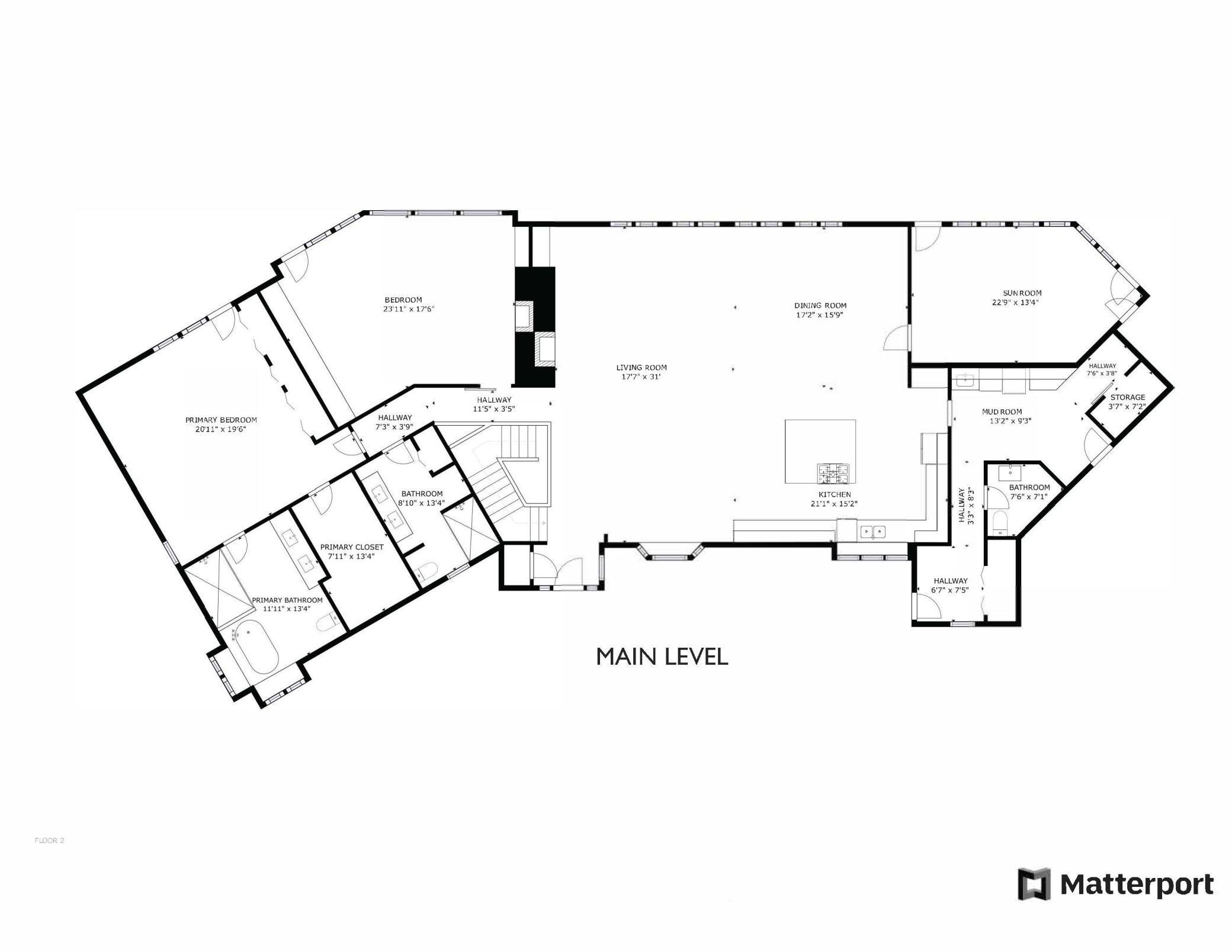 Main Level Floorplan