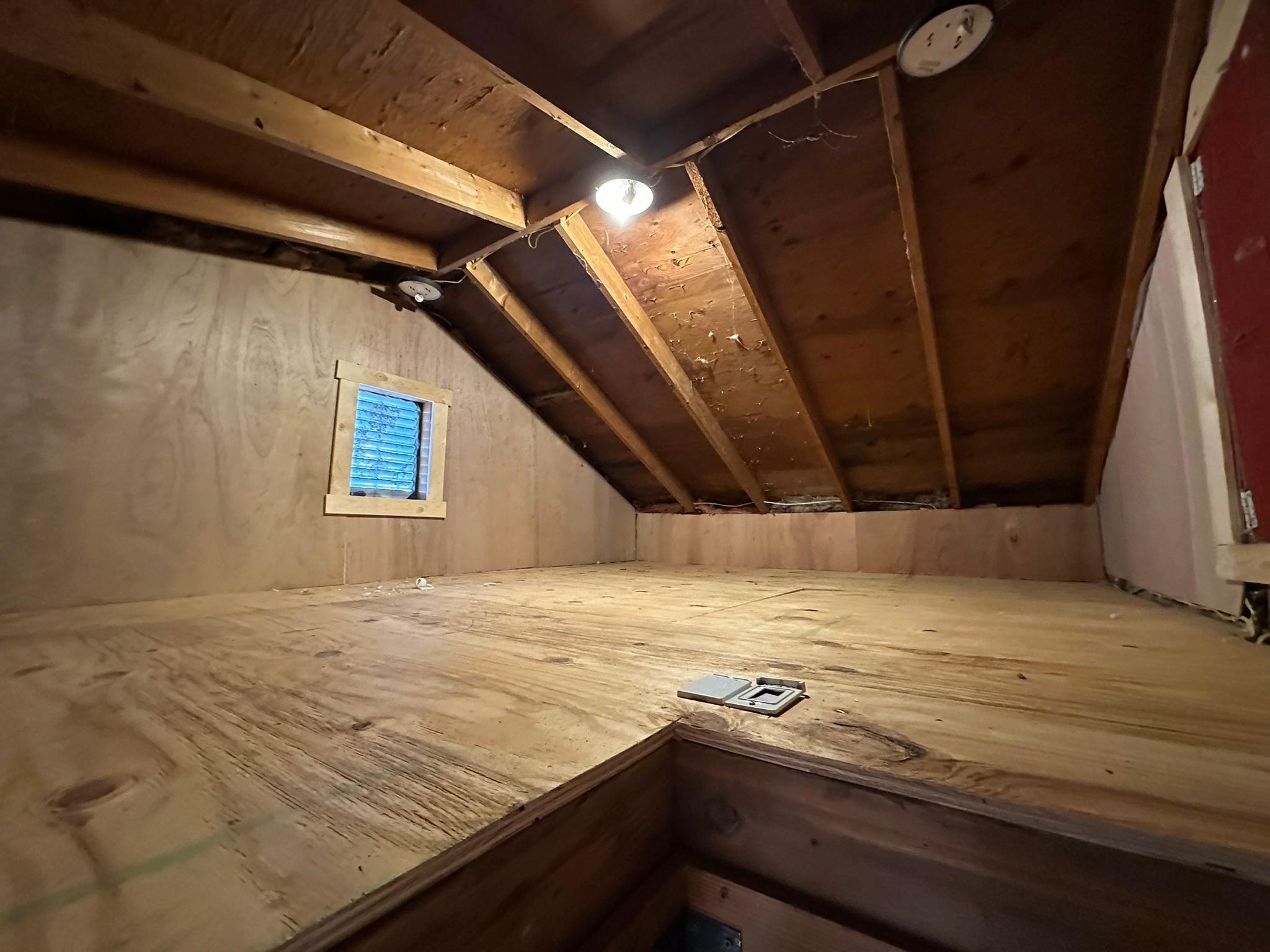 Loft/Storage Above Flex Room