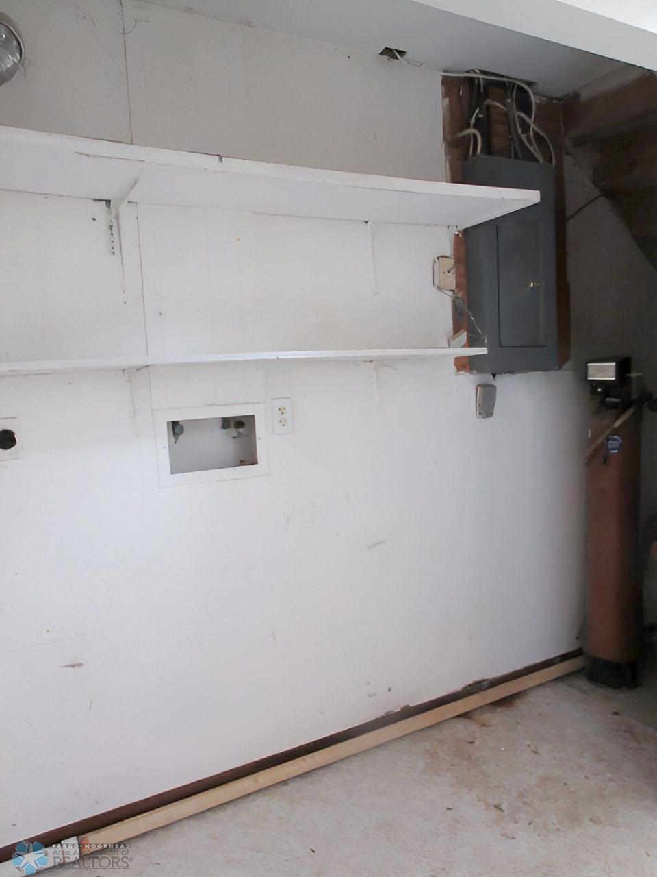 Laundry in lower hallway