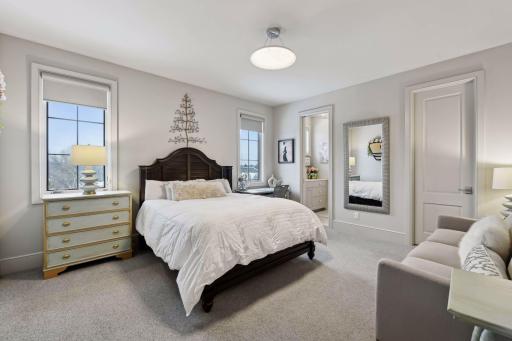 Upper Level Bedroom with full en-suite bath