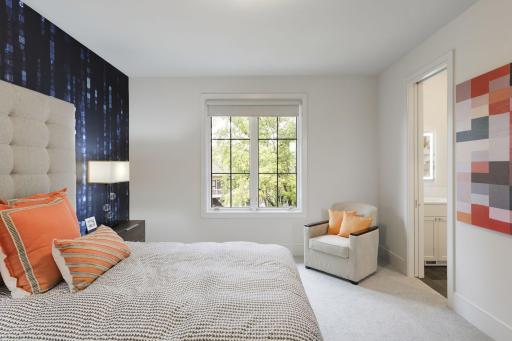 Upper Level Bedroom 3 with 3/4 en-suite bath