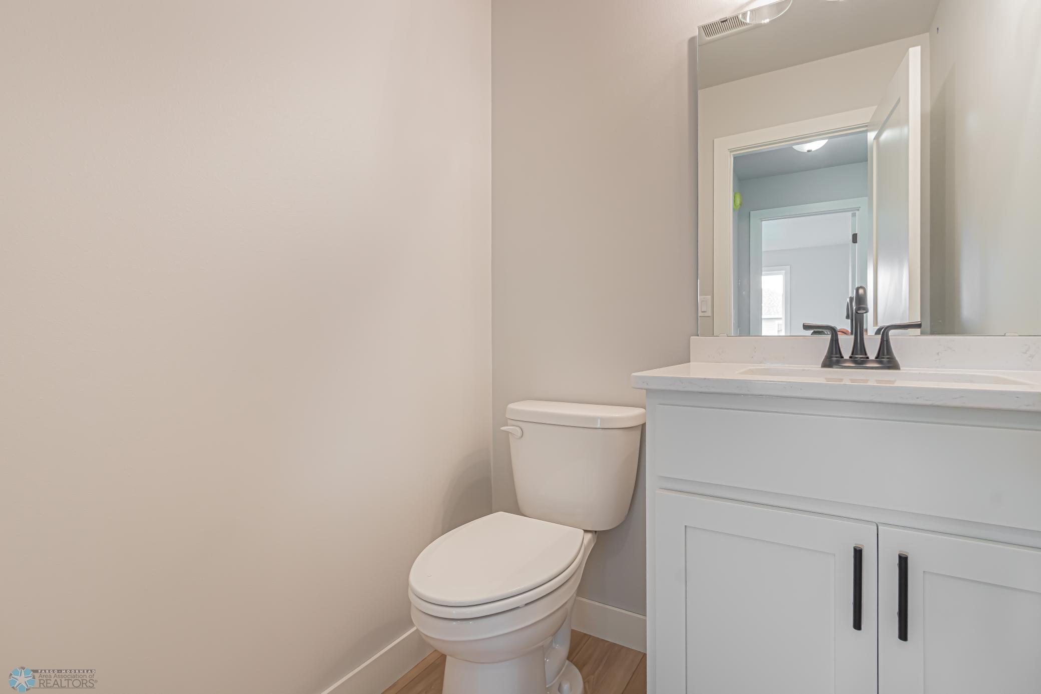 upper floor half bath