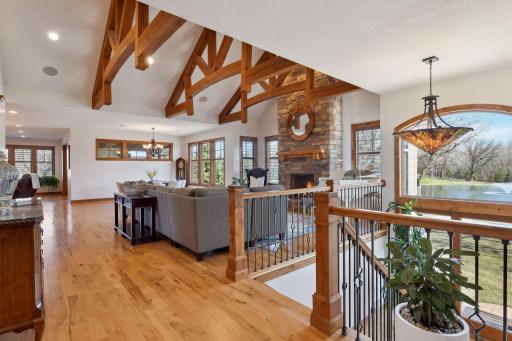 The open floor concept is one of the many wonderful features in a Koestering & Schumacher home!