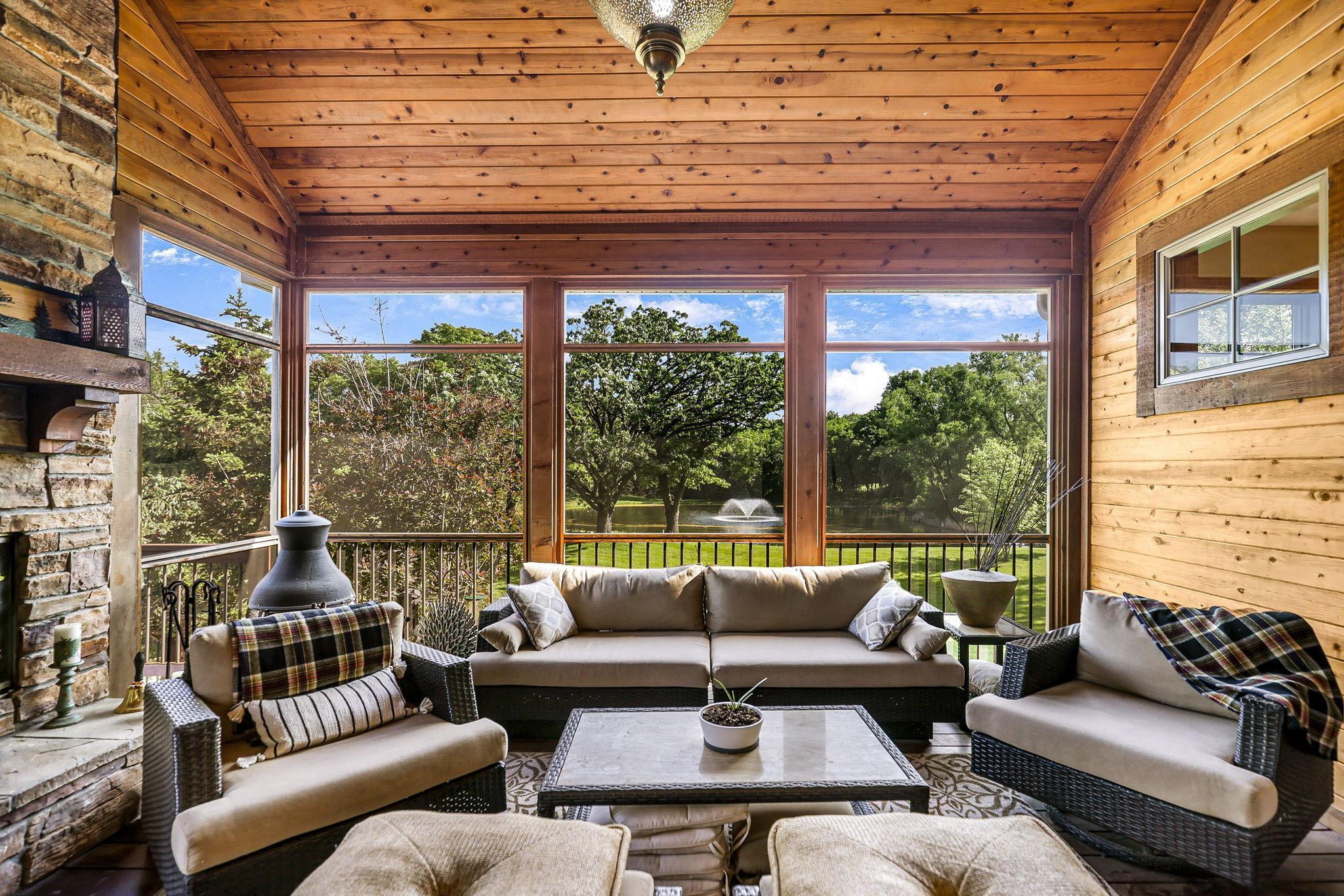 Another delightful space - of course with another incredible view to enjoy!