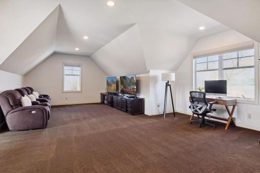 Very spacious 4th Bedroom or an incredible bonus room with views in every direction.