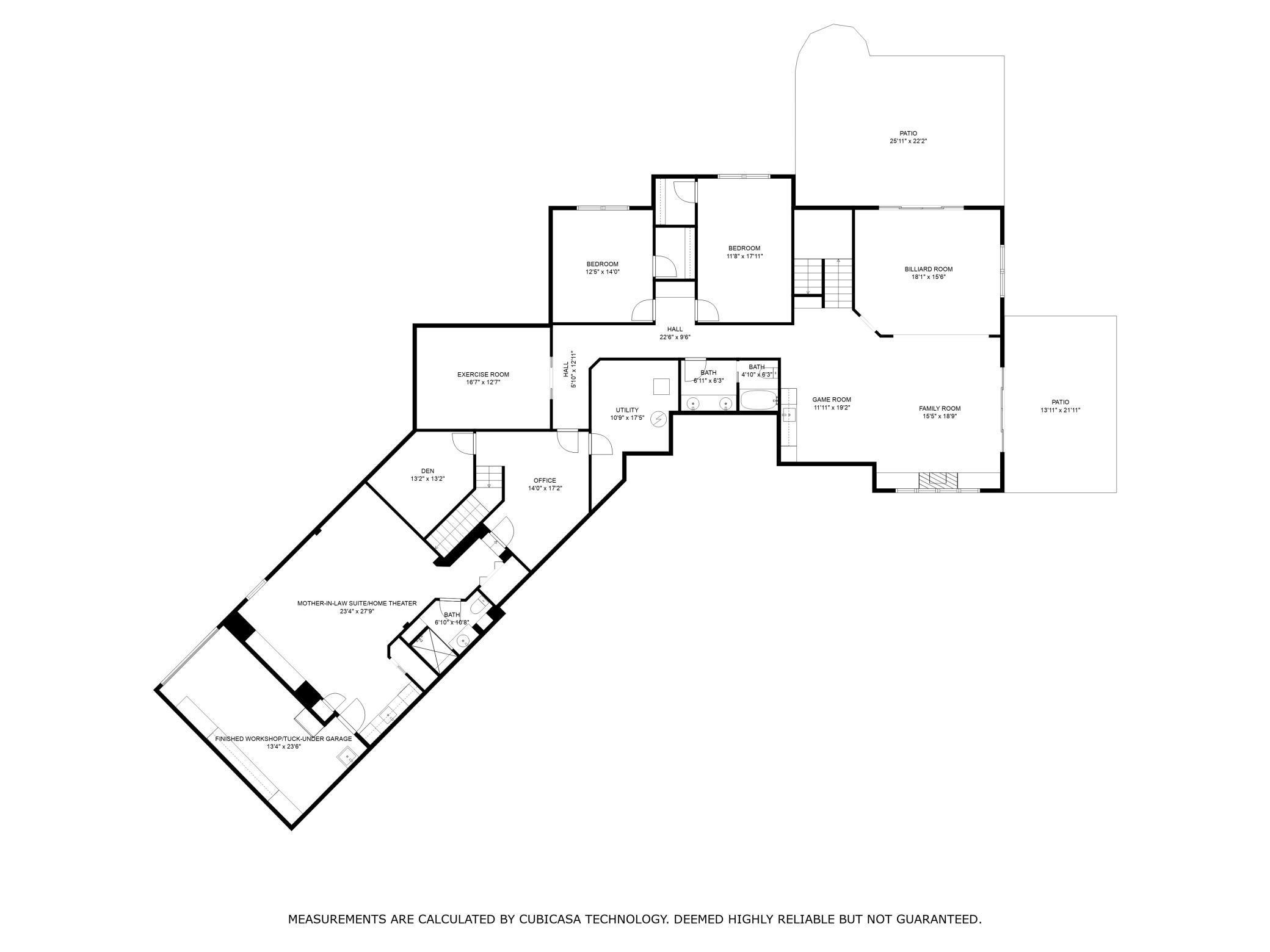 Lower Level Floor Plan