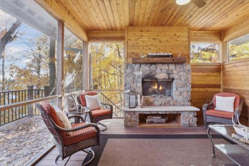 Enjoy uninterrupted views of Deer Lake, and step out onto the maintenance-free deck, which leads to the grilling area.