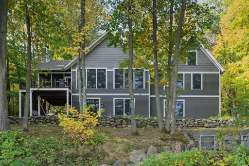 The outdoor spaces are designed for year-round enjoyment.