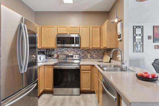 newer stainless steel appliances