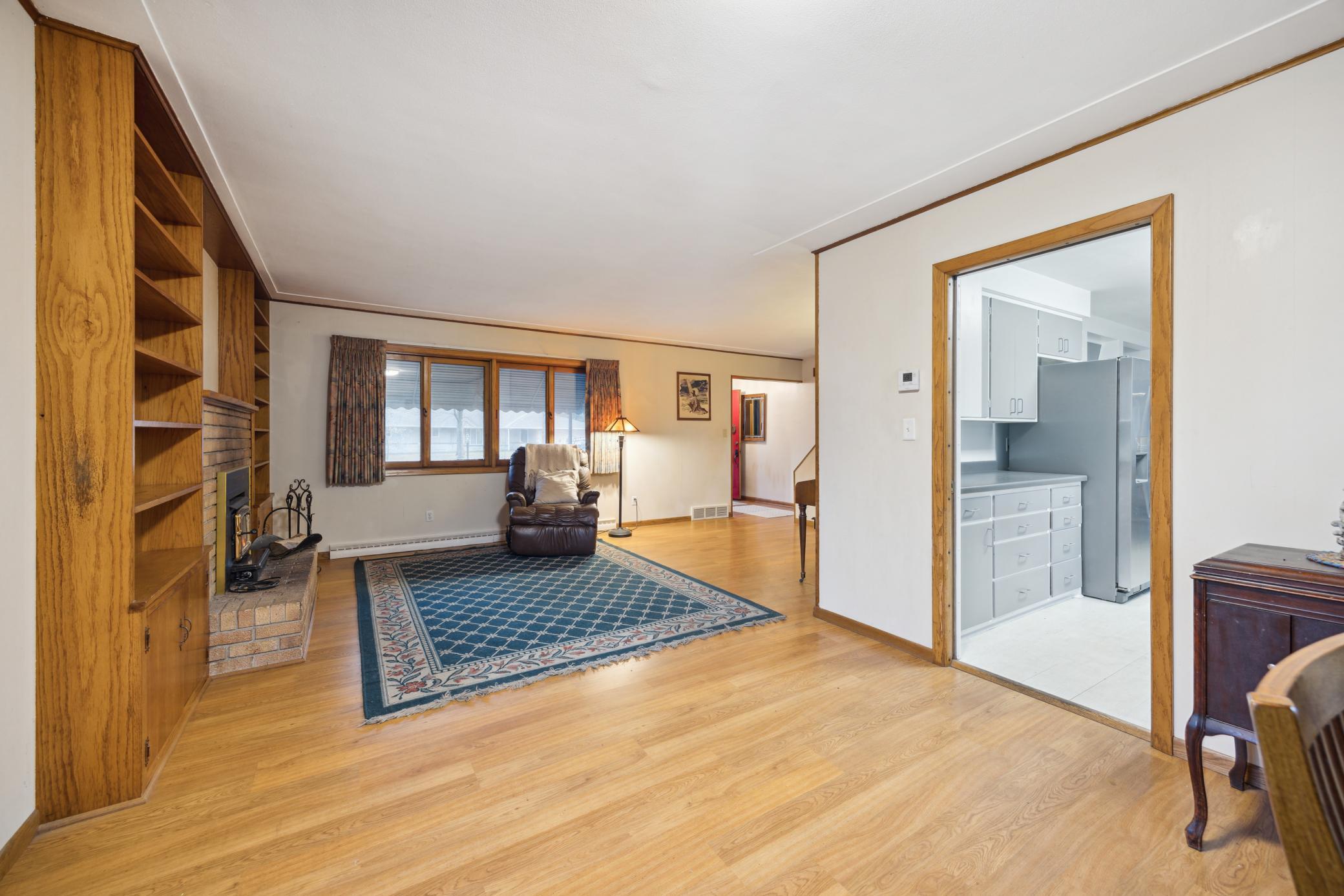 Light filled and so much space.