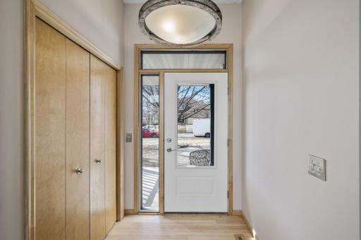 Front Door Entrance - walk into a freshly painted home throughout.