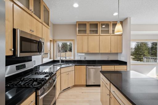 A generously sized kitchen designed for cooking and entertaining with ease.