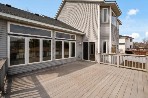 42 Living Room and Dining Room Deck View