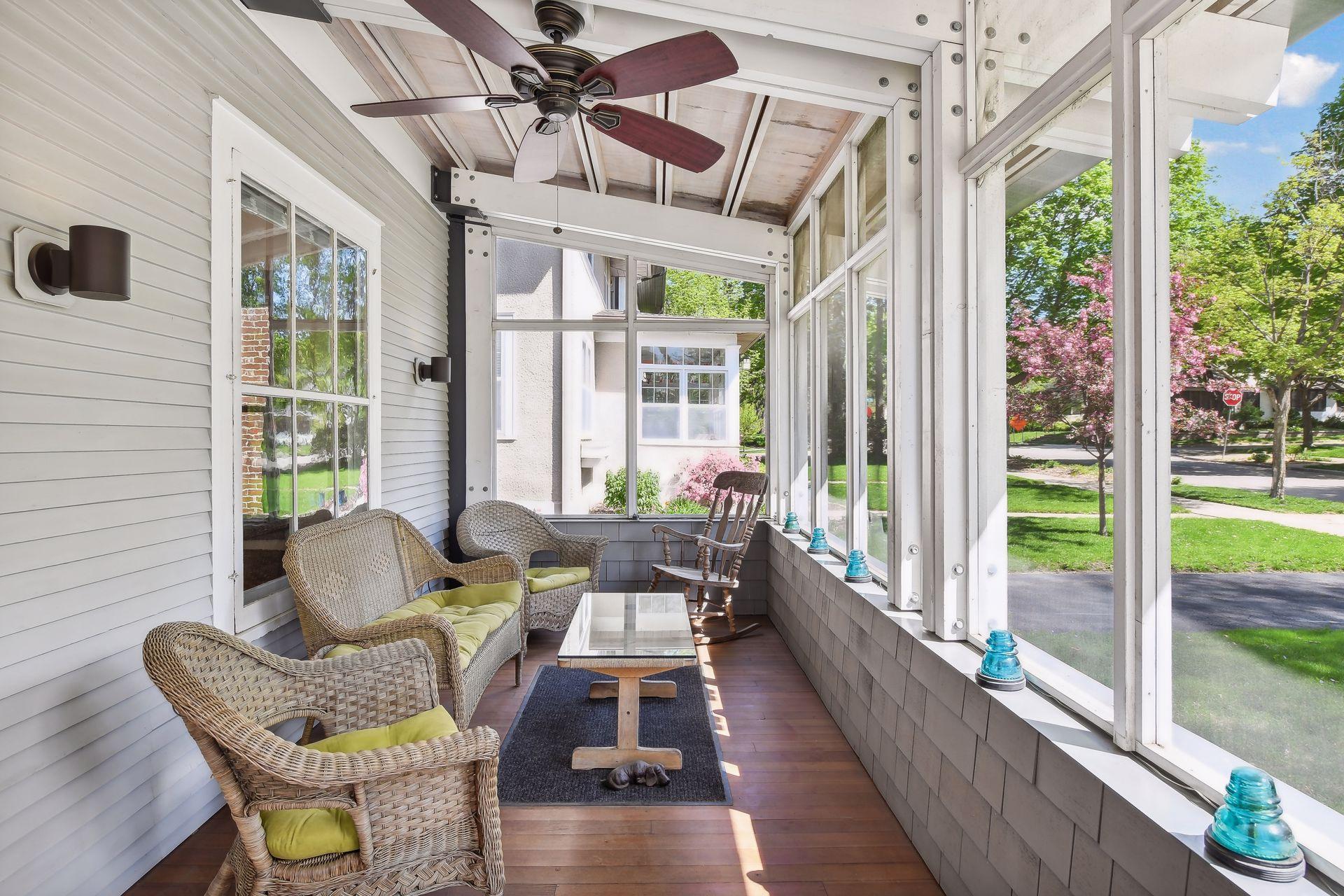 Architect-designed, award-winning front porch