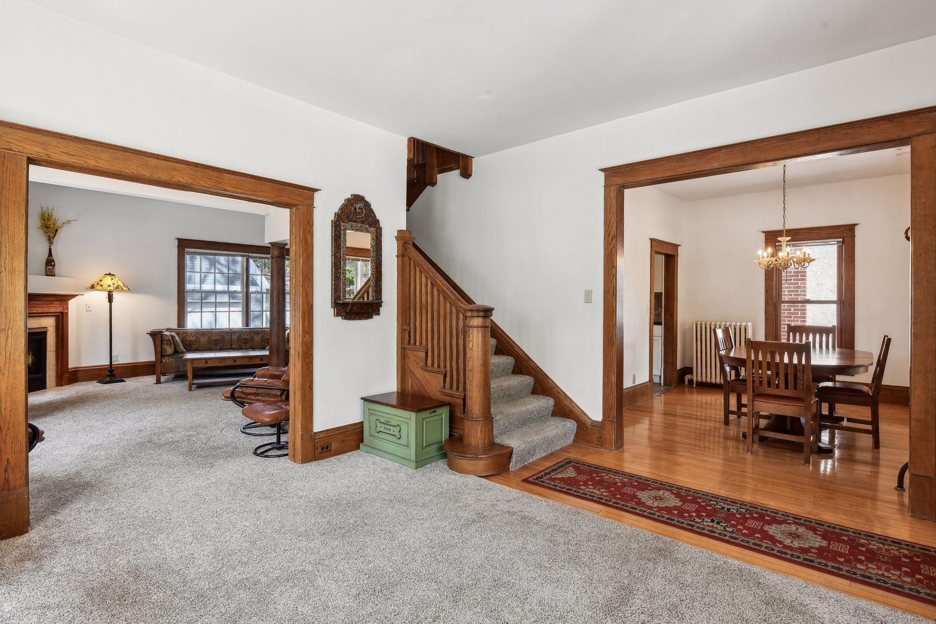 Warm original woodwork