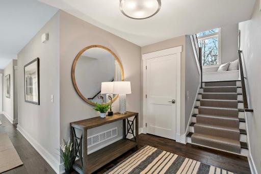 Step into elegance with this stunning entryway that sets the tone for the rest of the home.