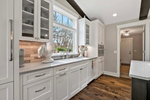 A sleek, modern sink area designed for both style and functionality.