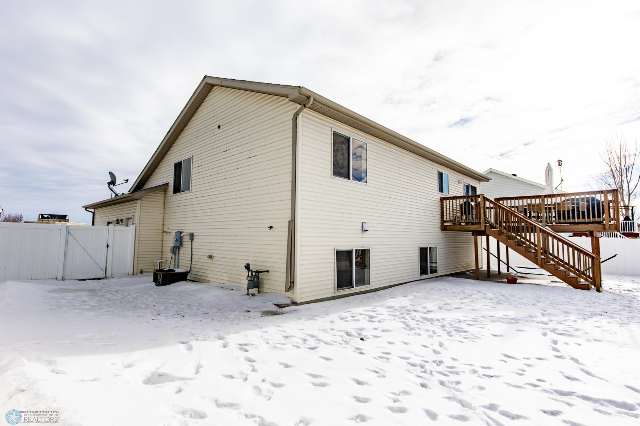 Access to the garage, parking slab & front of house