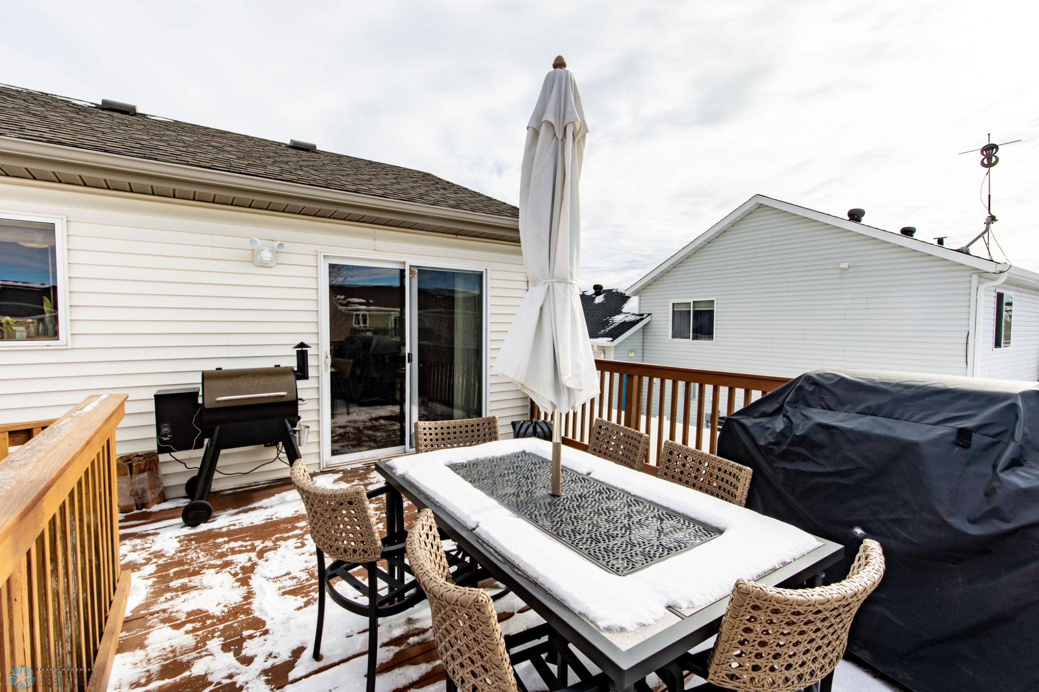 Great deck for entertaining