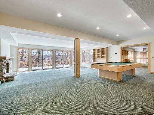 Walkout lower level is made for entertainment and recreation.