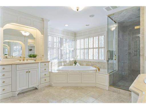 Upper level primary bathroom, private suite