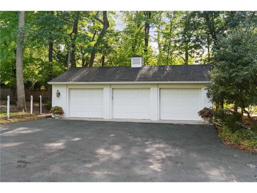 Detached 3 car garage is in addition to the attached 2 car heated garage