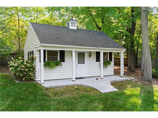 Detached studio makes for a perfect office space, bunk house, guest room, playroom, it's the ideal bonus space