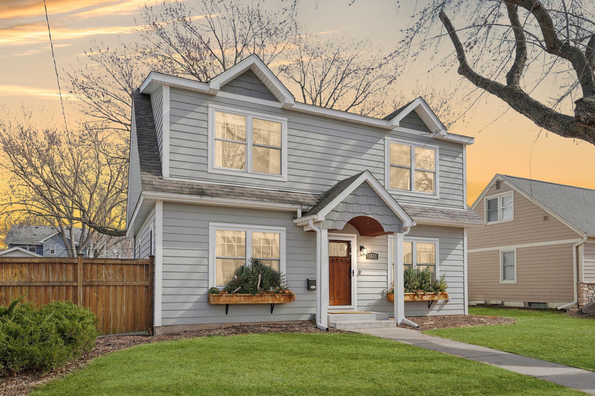 The landscaping in front is filled with perennial flowers that will be popping up soon!