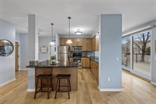 Spacious kitchen
