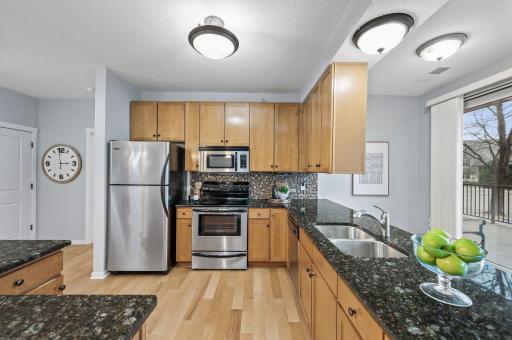 Another angle of the kitchen