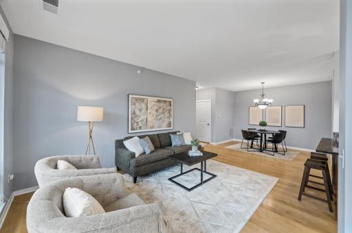 Living & dining rooms