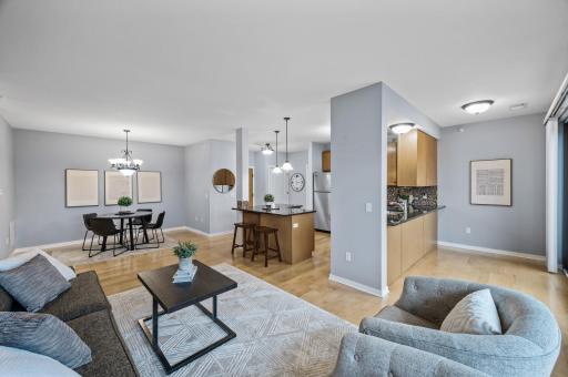 Open gathering spaces